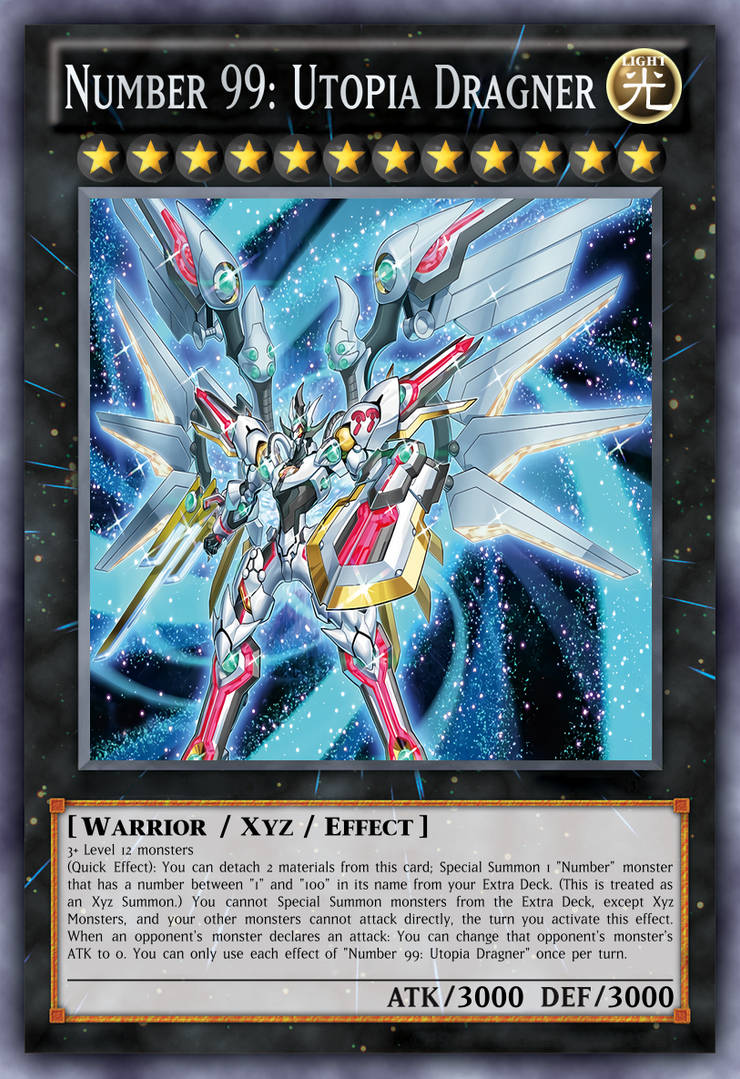 number 99 yugioh card Yu-Gi-Oh! 99: Utopia Dragonar Starlight Rare Number 99 - Yugipedia
