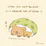 You deserve lots of sleep :)