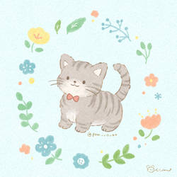 Flower Cat