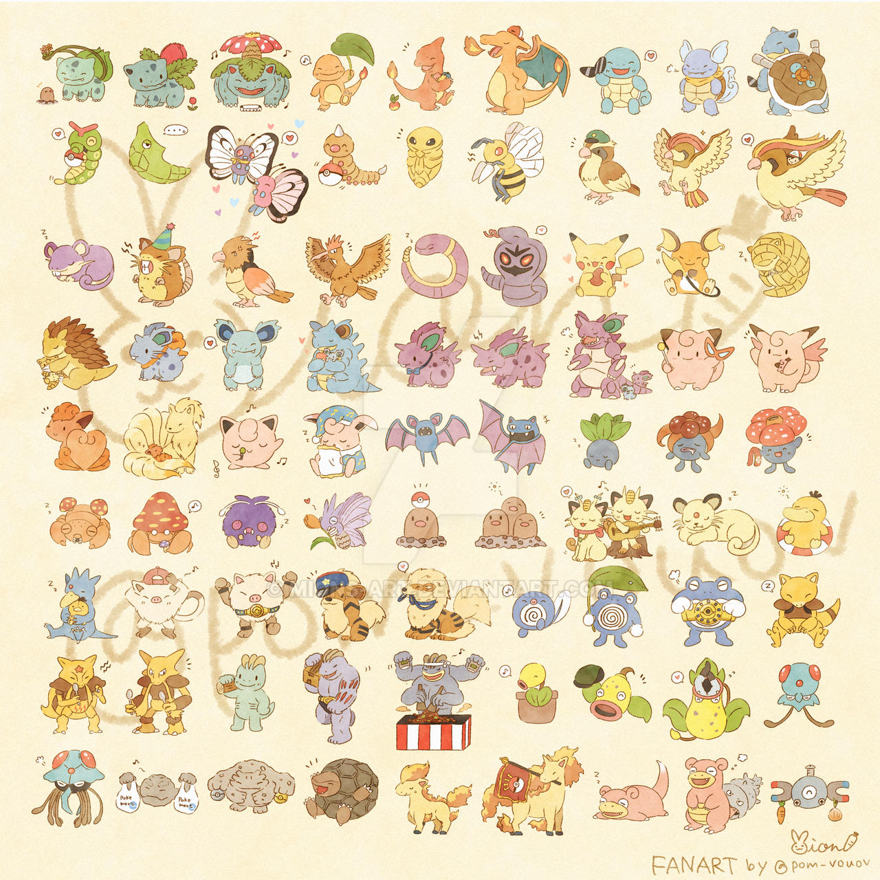 Gen1 Gen1 Pokemon1 by Mions-Art on DeviantArt