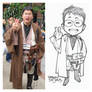 Chibi Style Tired Jedi Commission