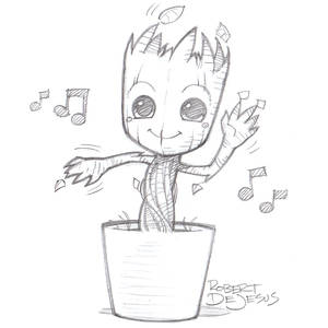 Dancing Groot