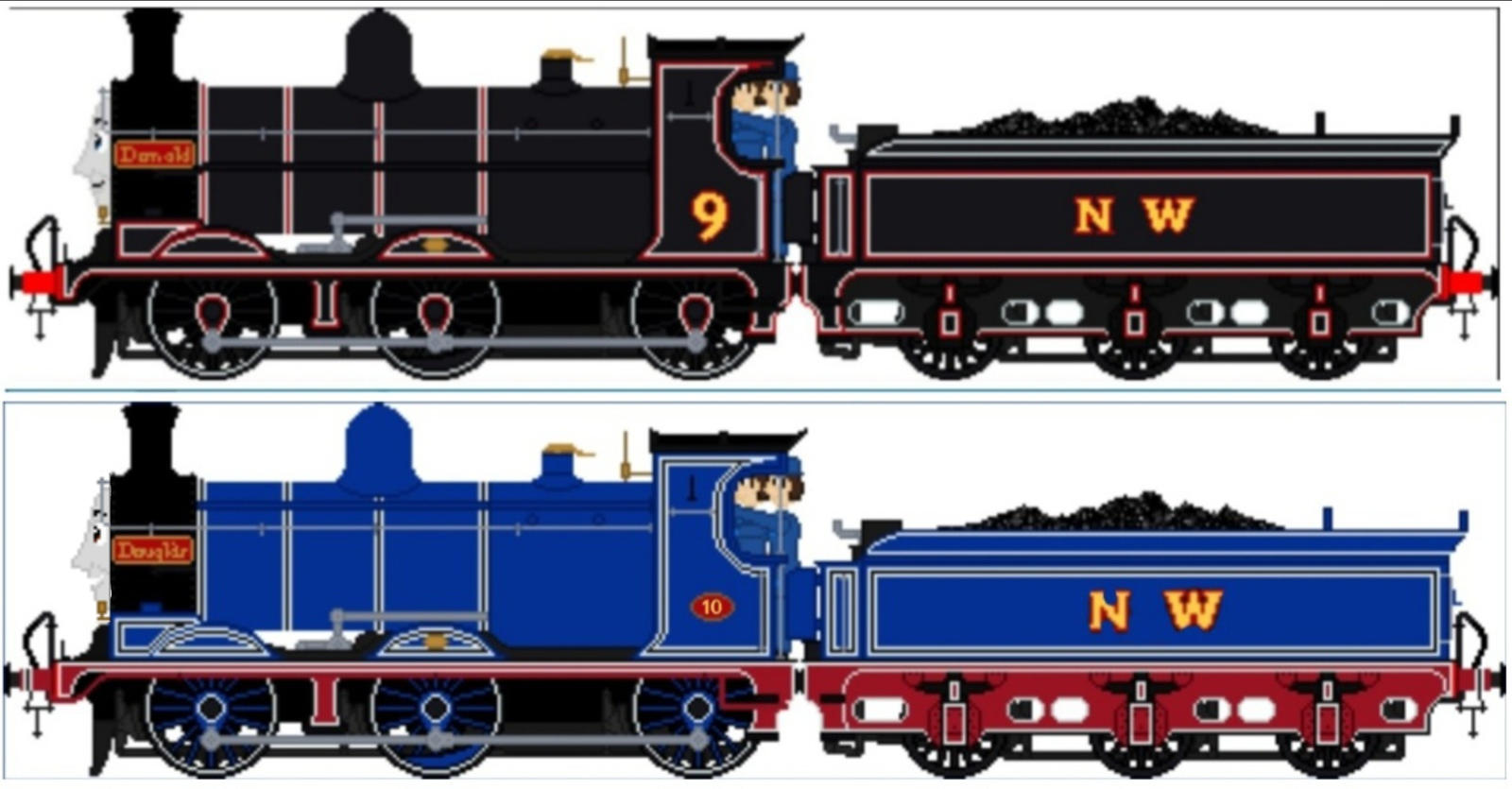 Don Rws Deviantart My AU of Donald and Douglas by LNERB4Dude on DeviantArt