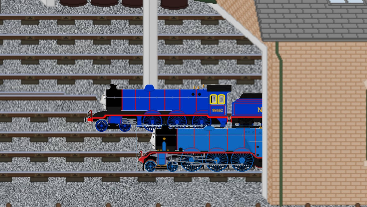The Arguing Blue Engines by LNERB4Dude on DeviantArt