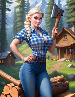 Elsa of Arendelle: The Enchanted Woodcutter