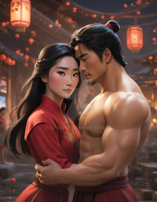 Enchanted lovers Mulan and Shang-Chi