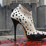 Cruella's bloody dalmation heels