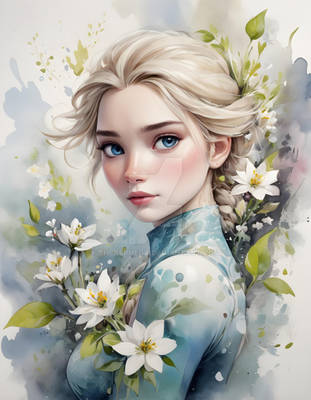 Elsa as the gentle spirit of spring