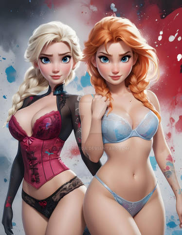 2000 Watchers Celebration Elsa and Anna Lingerie 3