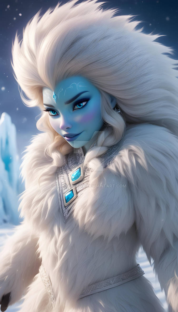 Elsa the Yeti by TheAlphega on DeviantArt