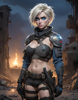 Sergeant Calhoun in a Post-Apocalyptic Wasteland