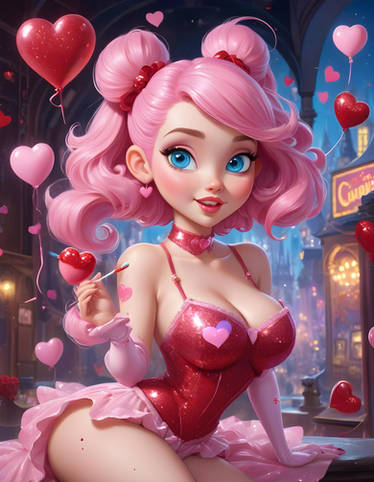 Bella, the Valentine Bimbo