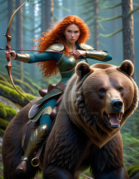 Woman Bear Rider Explore the Best Bearridingarcher Art | DeviantArt