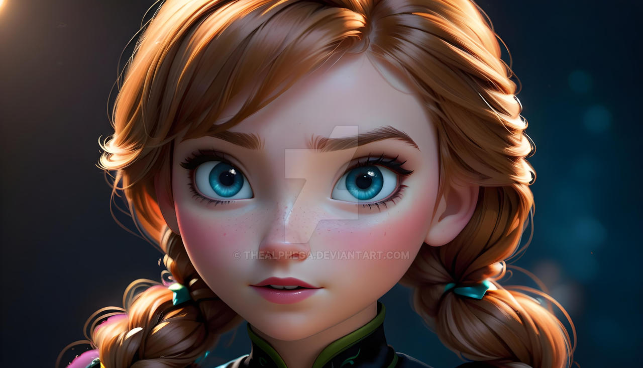 Portrait Anna by TheAlphega on DeviantArt