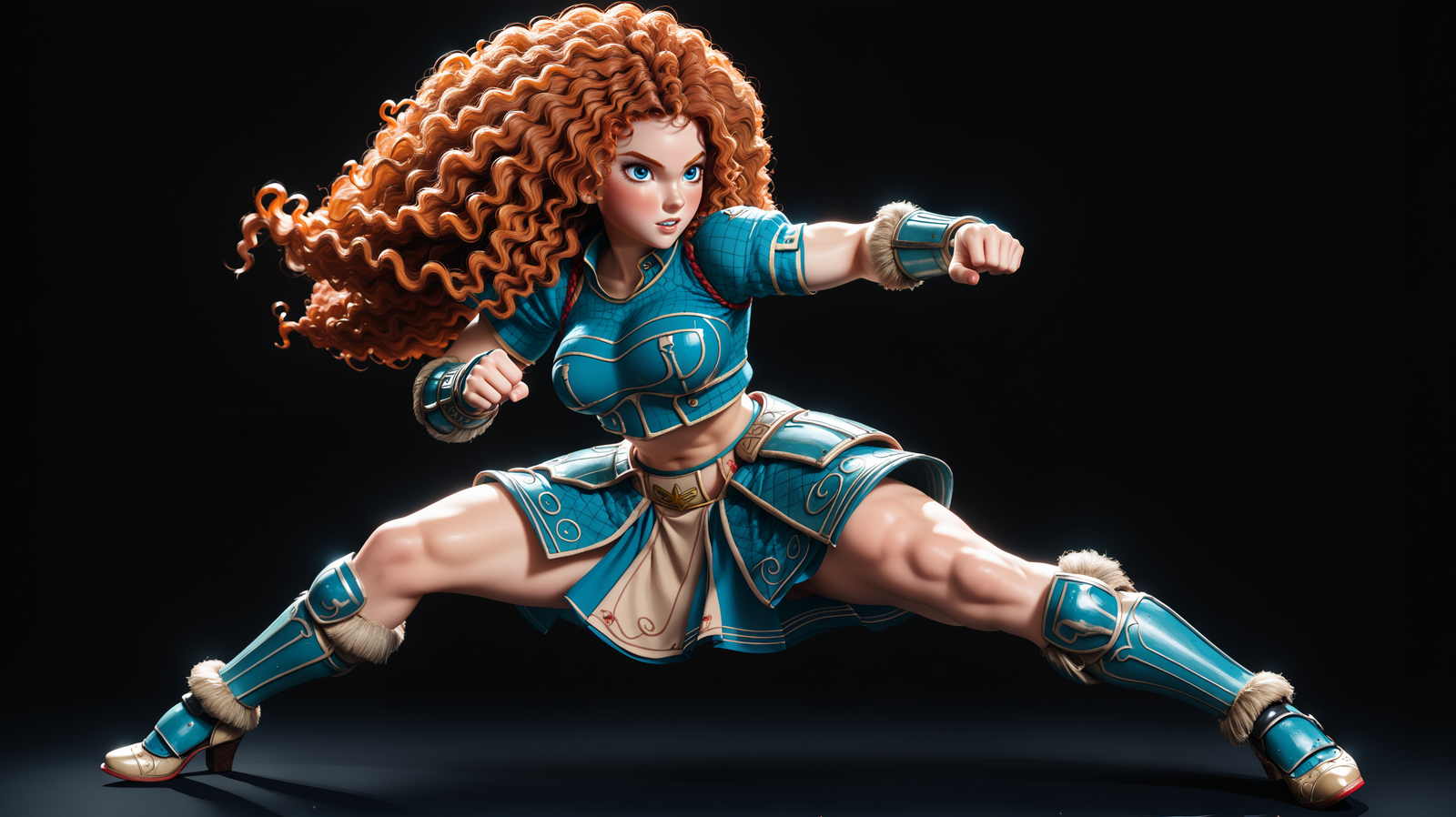 42279-Action Disney Princess Merida by TheAlphega on DeviantArt