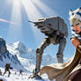 Ahsoka Tano in the Battle of Hoth