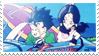 DBZ stamp - Gohan Videl 002