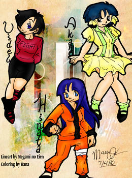 Chibi Chicks Coloring