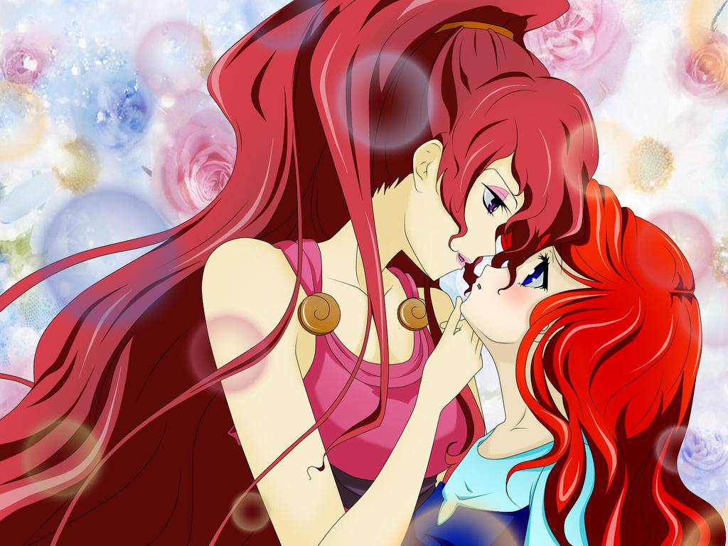 Megara and Ariel (Yuri)