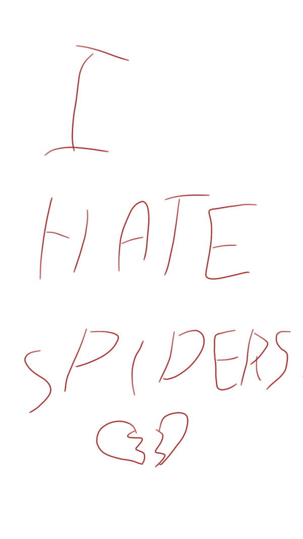 Spider Note Sorry SPIDER by LittleKittyPlays on DeviantArt