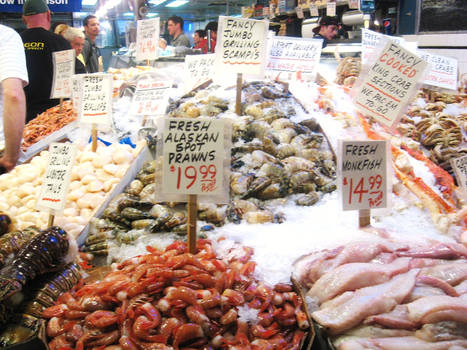 Pike's Place Market fish