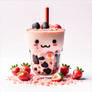 Strawberry Sakura boba 008