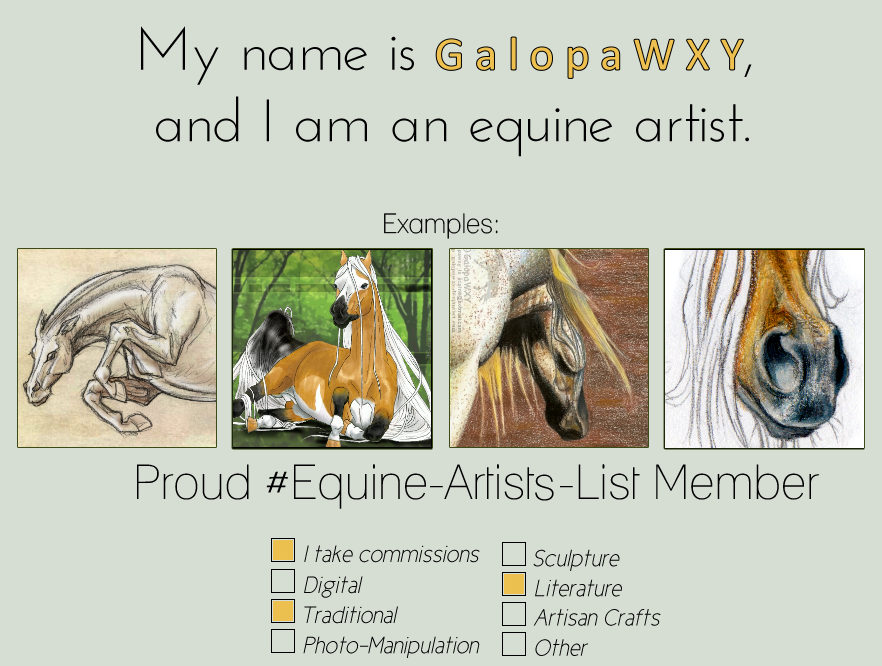 Equine artist