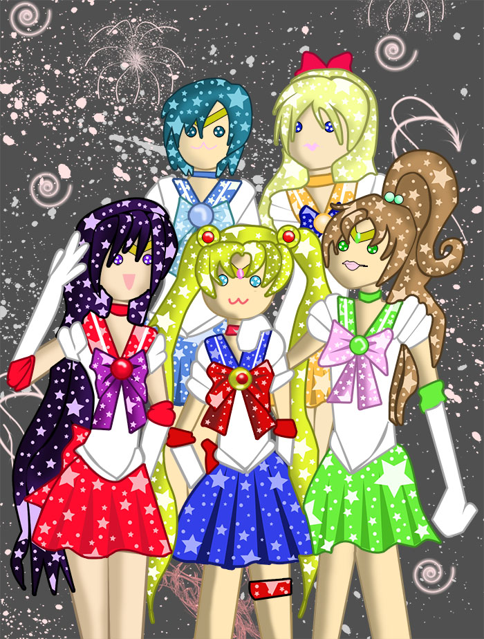 Sailor Scouts Kawaii