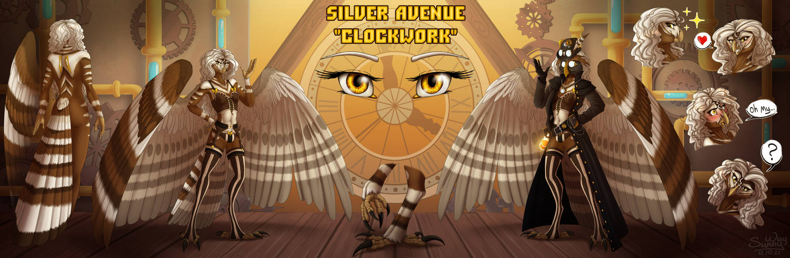 Silver Clockwork Silver Avenue Clockwork reference |1| by SunnyWayArt on DeviantArt