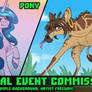 Special Event Commissions are open!