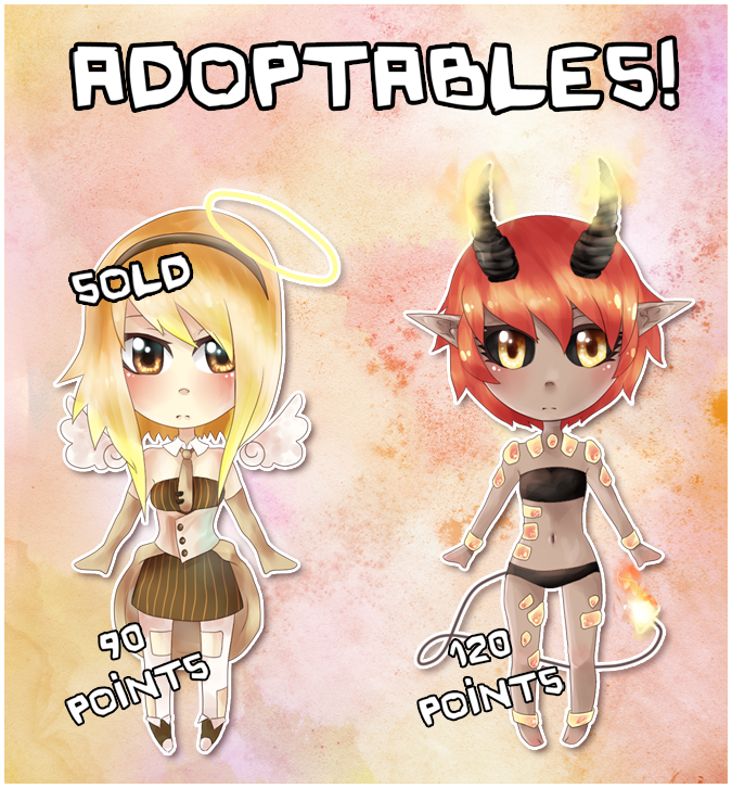 closed - Adoptables - Angel and Devil