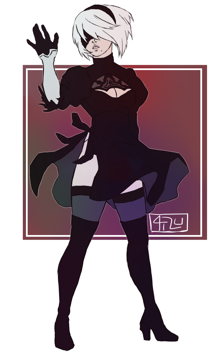 2B Sketch by miSsSasoRi on DeviantArt