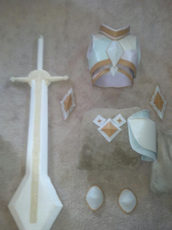 Kayle cosplay progress