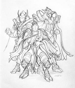 Selendis, Zeratul, and Artanis