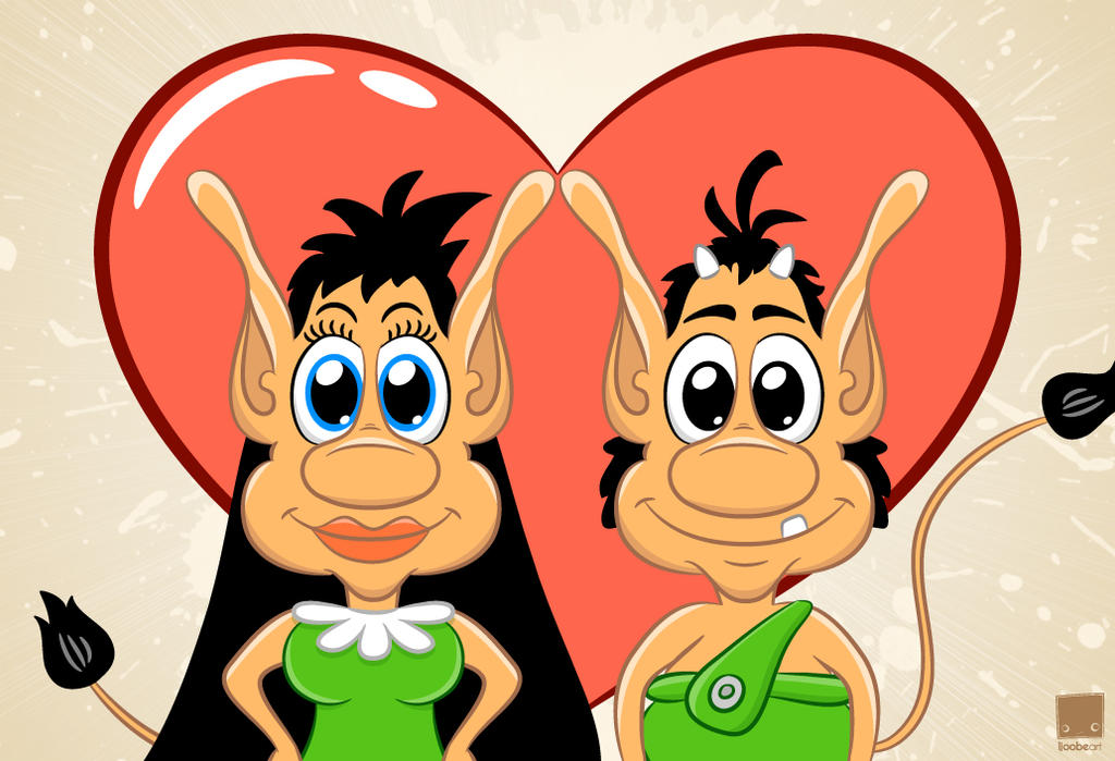 Hugo and Hugolina by Ljoobe on DeviantArt