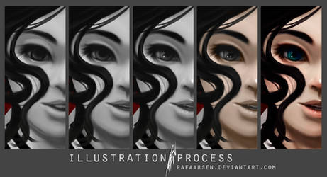 Illustration process, Amelia