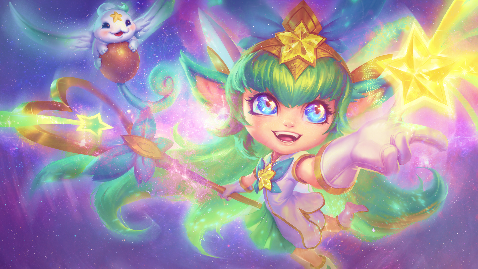 lol star guardian lulu wallpaper by