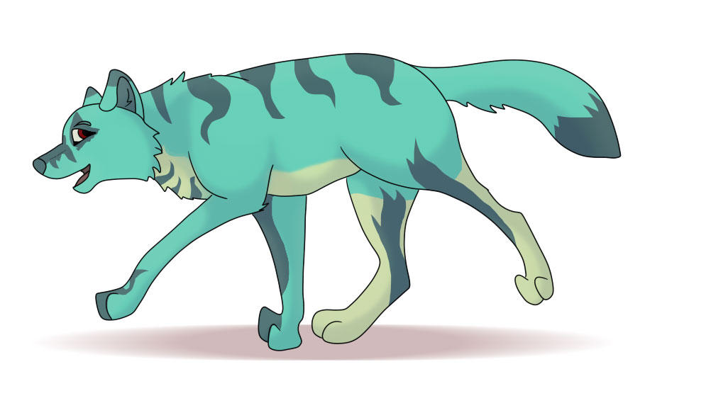 Turquoise Wolves turquoise by WoolNoon on DeviantArt