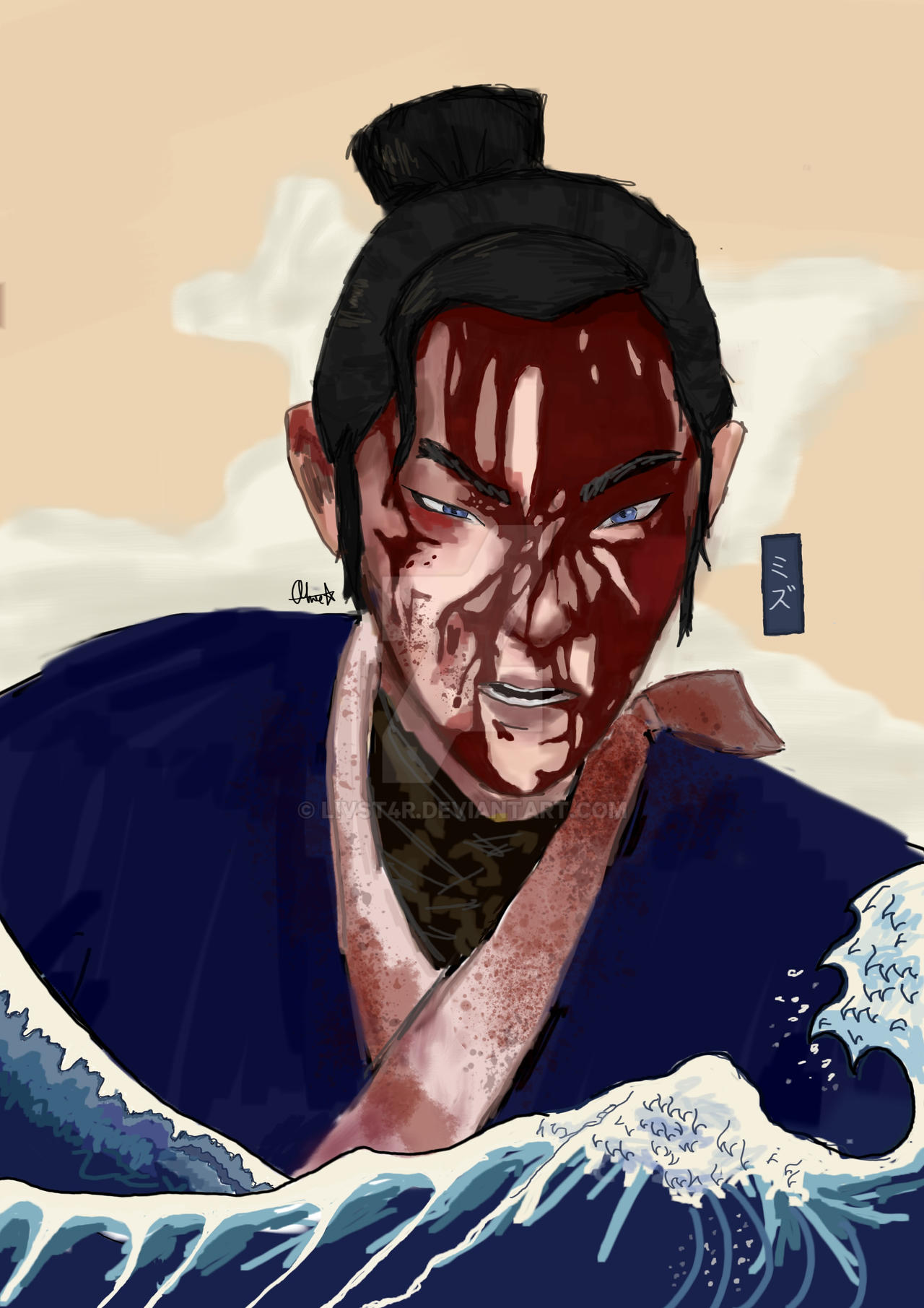 Mizu Math Mizu - Blue Eye Samurai by LivSt4r on DeviantArt