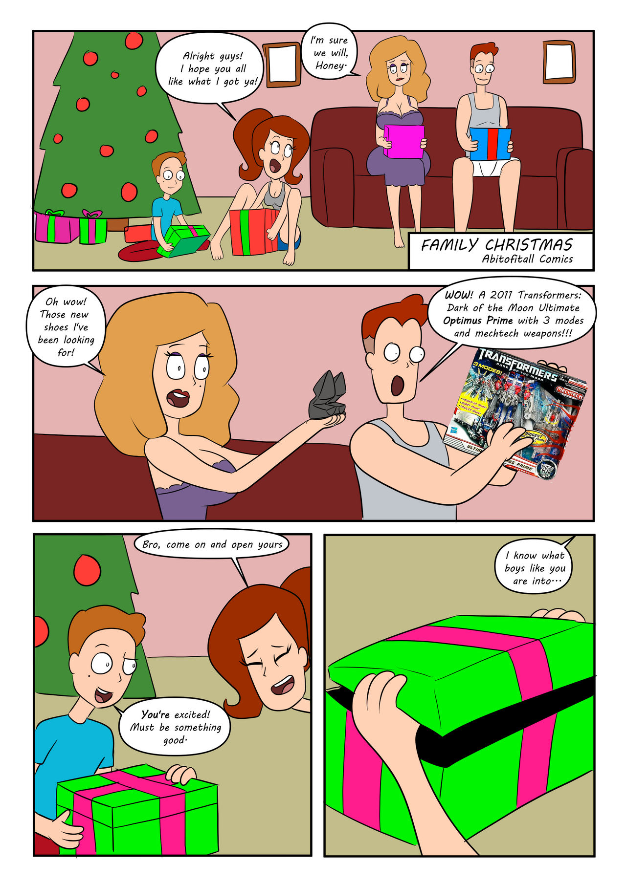 Failie Comic Family Follies: Family Christmas Pg1 by abitofitall on DeviantArt