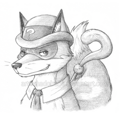 GA Bust Sketch - Fox Riddler