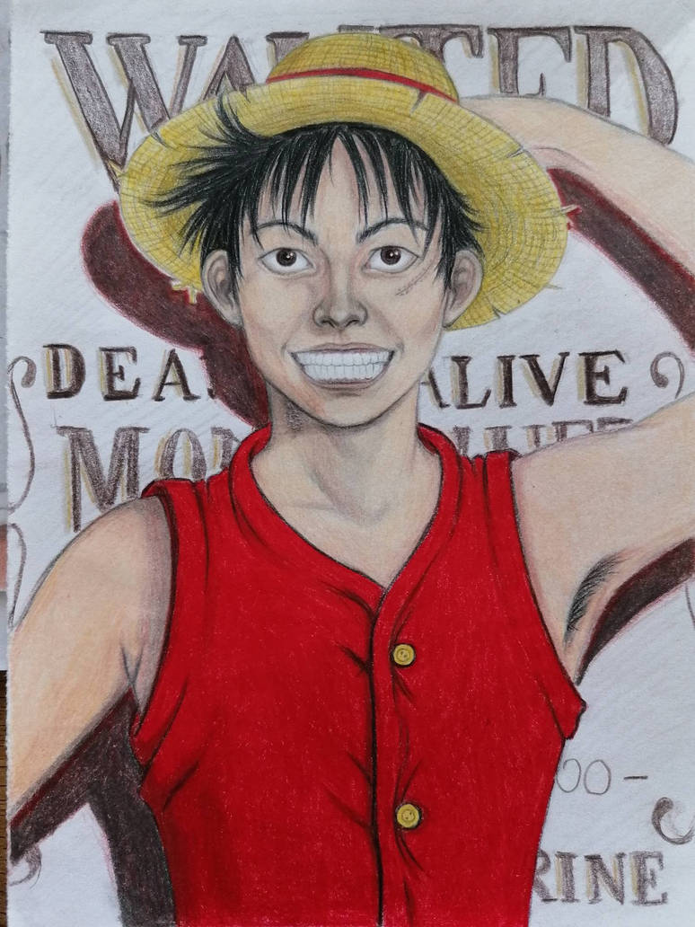 Luffy D Monkey - semi-realistic by LaleaPi on DeviantArt
