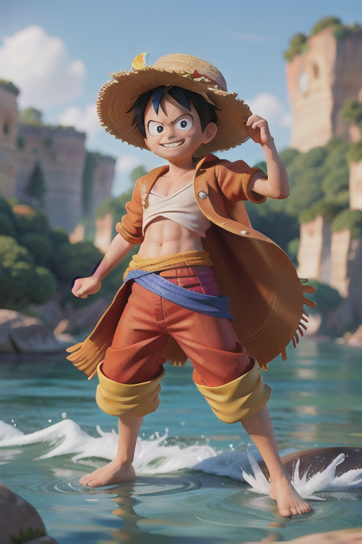 Monkey D. Luffy  Luffy, Anime, Disney characters