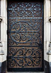 decorated door by imp13