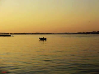 Fisherman Sunset by animatorV