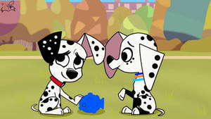 little Dylan and little Dolly