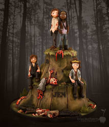 Walking Dead Cake