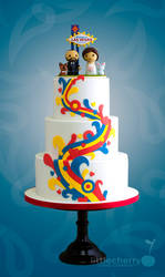 The Beatles Cirque du Soleil Vegas Cake