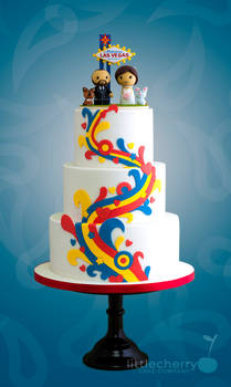 The Beatles Cirque du Soleil Vegas Cake