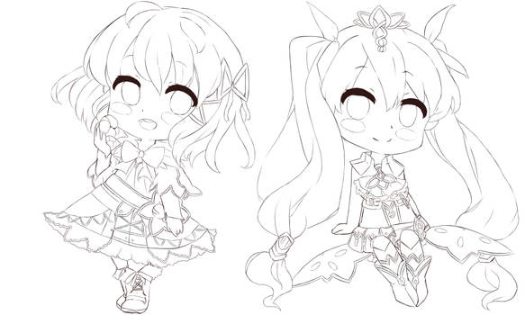 Rune Factory 4 chibi's